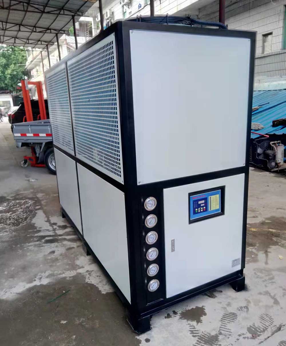 refrigeratore raffreddato ad aria da 30 HP consegnato in tempo